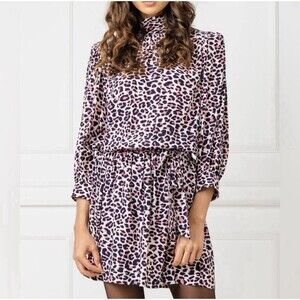 Zadig & Voltaire Rivali Animal Print Leo Dress M